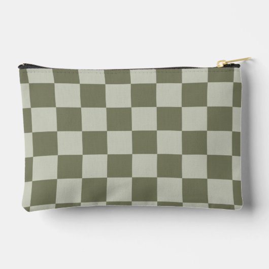 Sage Green Checkerboard Etui (Achterkant)