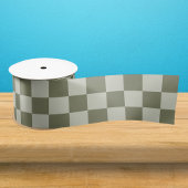 Sage Green Checkerboard Lint