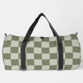 Sage Green Checkerboard Plunjezak (Achterkant)