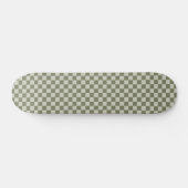 Sage Green Checkerboard Skateboard (Horizontaal)