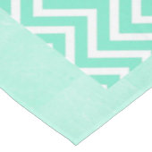 Sage Green Chevron Nappes rayées (Angle)