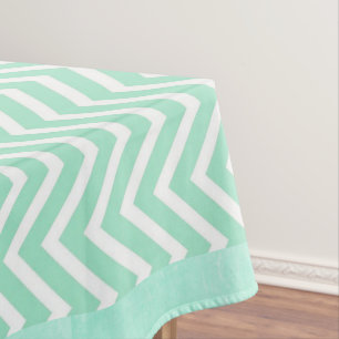Sage Green Chevron Nappes rayées