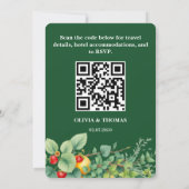 Sage Green Citrus Botanical Wedding Invitation (Dos)