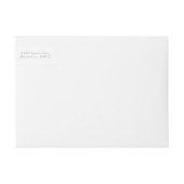 Sage Green Classic Retouradresenvelop (Voorkant)