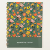 Sage Green cool Funky Girly Trendy Planner (Voorkant)