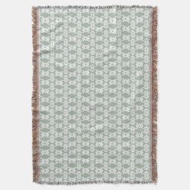 Sage Green Damask Deken