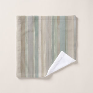 Sage Green Dusty Blue Taupe Grey Farmhouse Stripe