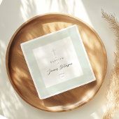 Sage Green Elegant dooppapier servet