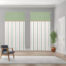 Sage Green en Blush Vertical Stripes