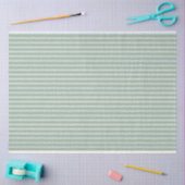 Sage Green- en Turquoise Stripes Tissuepapier (Craft)