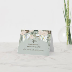 Sage Green en Vanilla Cream Bridesmaid