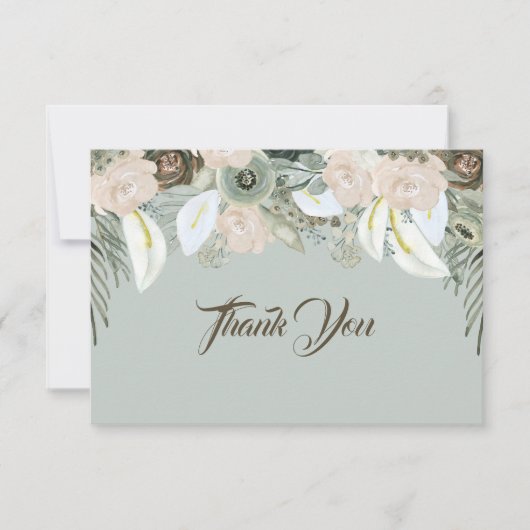 Sage Green en Vanilla Cream Dank u (Voorkant)