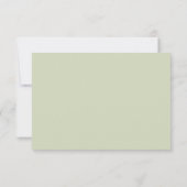 Sage Green Eucalyptus Botanical Floral RSVP | (Dos)