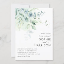 Sage Green Eucalyptus Greenery Wedding