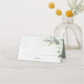 Sage Green Eucalyptus Minimalist Botanical Weddens (Voorkant)