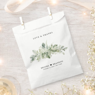 Sage Green Eucalyptus Minimalist Botanical Weddens Bedankzakje