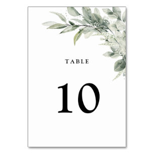 Sage Green Eucalyptus Minimalist Botanical Weddens Kaart