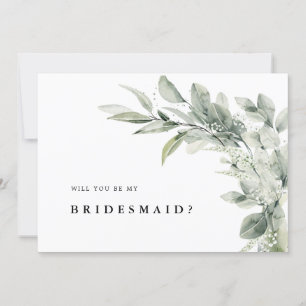 Sage Green Eucalyptus zal mijn Bridesmaid zijn in Kaart