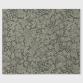 Sage Green Floral Cadeaupapier (Vlak)