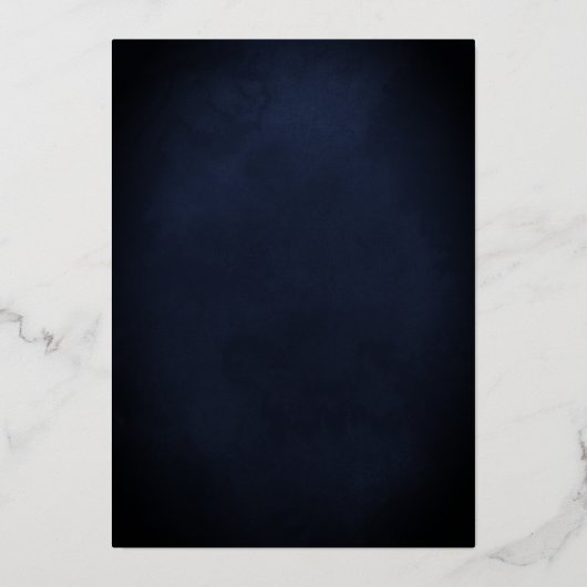 Sage Green Floral Jurk Quinceañera Folie Uitnodiging (Achterkant)