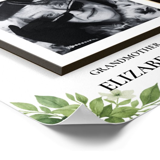 Sage Green Gereserveerde Zitplaats Trouwteken Over Poster (Hoek)