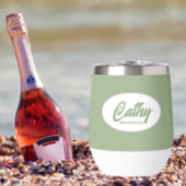 Sage Green gestileerde naam bruiloft bruidsmeisje