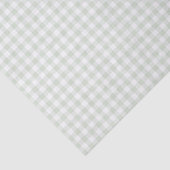 Sage Green Gingham-Baby shower Tissuepapier (Detail)