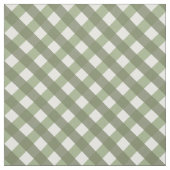 Sage Green Gingham Patterned Stof (Swatch)