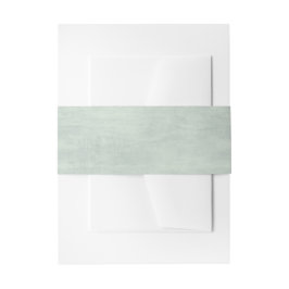 Sage Green Glimmer Damask Wedding Uitnodigingen Wikkel