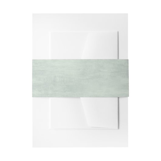 Sage Green Glimmer Damask Wedding Uitnodigingen Wikkel (Voorkant Voorbeeld)