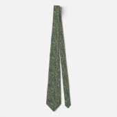 Sage Green Glitter Sparkly Stropdas (Voorkant)