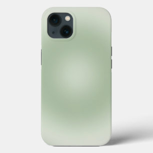Sage Green Gradient Aura iPhone 13 Hoesje