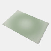 Sage Green Gradient Aura Deurmat (Schuin)