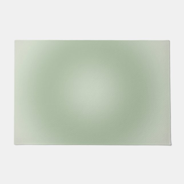 Sage Green Gradient Aura Deurmat (Voorkant)