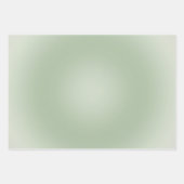 Sage Green Gradient Aura Inpakpapier Vel (Voorkant 2)