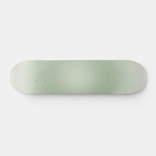 Sage Green Gradient Aura Skateboard (Horizontaal)