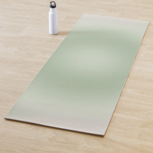 Sage Green Gradient Aura Yogamat