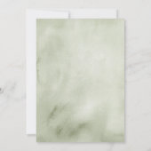 Sage Green Greenery Funeral Invitation (Dos)