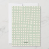 Sage Green Hand Getrokken Bogen Vrolijk Kerstmis 2 Feestdagenkaart (Achterkant)