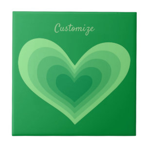 Sage Green Heart Thunder_Cove Tegeltje
