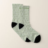 Sage Green Hexagon Honeycomb Nom du Motif (Paire)