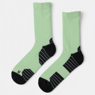 Sage Green High-Performance Athletic Crew Sokken