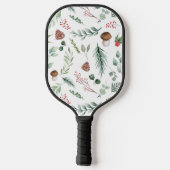 Sage Green Holiday Personalized Pickleball Paddle (Achterkant)
