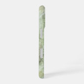 Sage Green Ivory Abstract Design iPhone 16 Hoesje (Rechterkant)