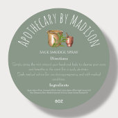 Sage Green | Kruidenproduct Ingrediënten Labels