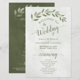 Sage Green laat het programma Elegant Budget Weddi