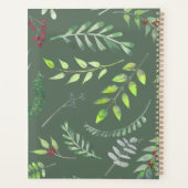 Sage Green Leaves Elegant Pattern (Dos)