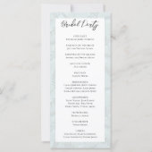 Sage Green Leaves en Foliage Wedding Programme (Achterkant)