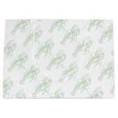 Sage Green Lobster Groot Cadeauzakje (Voorkant)