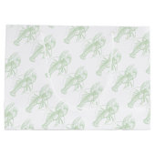 Sage Green Lobster Groot Cadeauzakje (Achterkant)